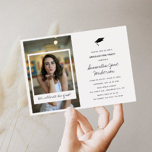 Invitation Collage de photos amusant pour la fête de remise d
