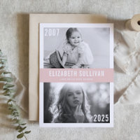 Collage photo de remise de diplôme rose fuchsia ma