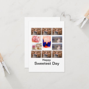 Invitation Collage photo personnalisé Jour le plus doux 11