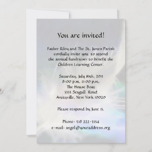 Invitation Collecte de fonds Angel Feather