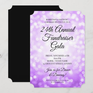 Invitation Collecte de fonds de l'entreprise officielle Fête