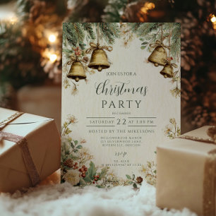 Invitation Collecte de Noël des pins et cloches d'hiver