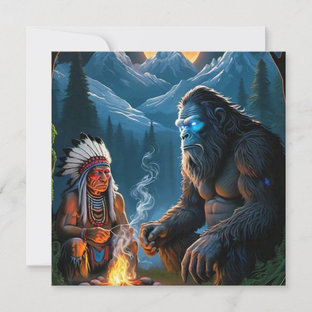Invitation Collecte des forêts de Bigfoot et de Chief Moonlit (Devant)