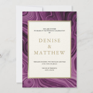 Invitation Collection Agate Dalia Violet