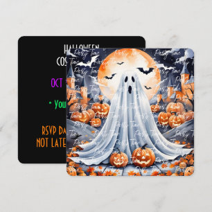 Invitation Collection d'automne Citrouille moderne d'Hallowee