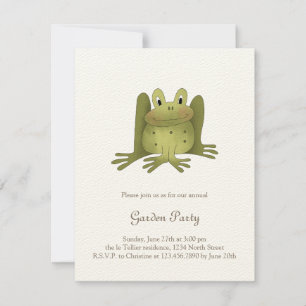 Invitation Collection de jardins ・ Grenouille