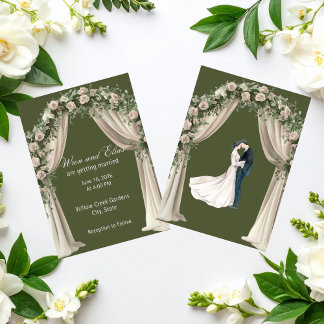 Invitation Collection de mariage Élégance Bohème