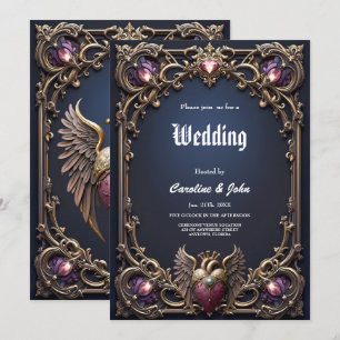 Invitation Collection de mariage gothique victorien