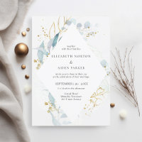 Collection de Mariages couleur or bleu (Imiter)