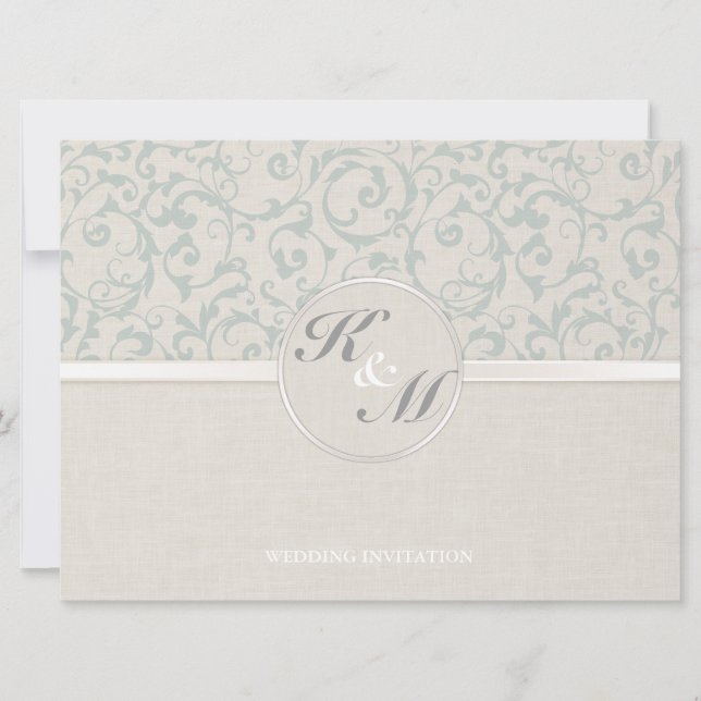 Invitation Collection de Mariages SmartElegance SeaSpray (Devant)
