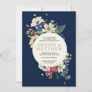 Invitation Collection éternelle en bleu nuit polaire 