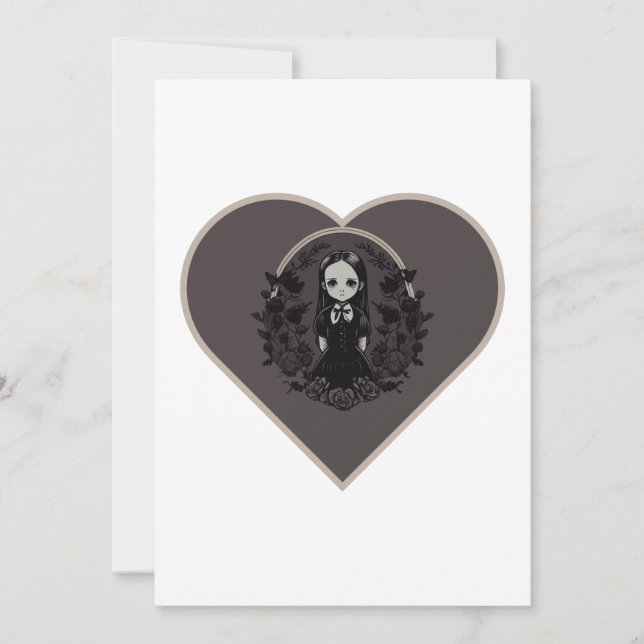 Invitation Collection "famille Éffrayante" (Devant)