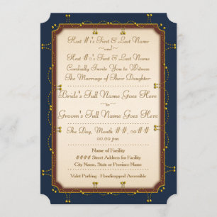 Invitation Collection Mariage 1776 (Invitation de cérémonie)