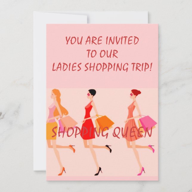 INVITATION COLLECTION REINE DU SHOPPING (Devant)