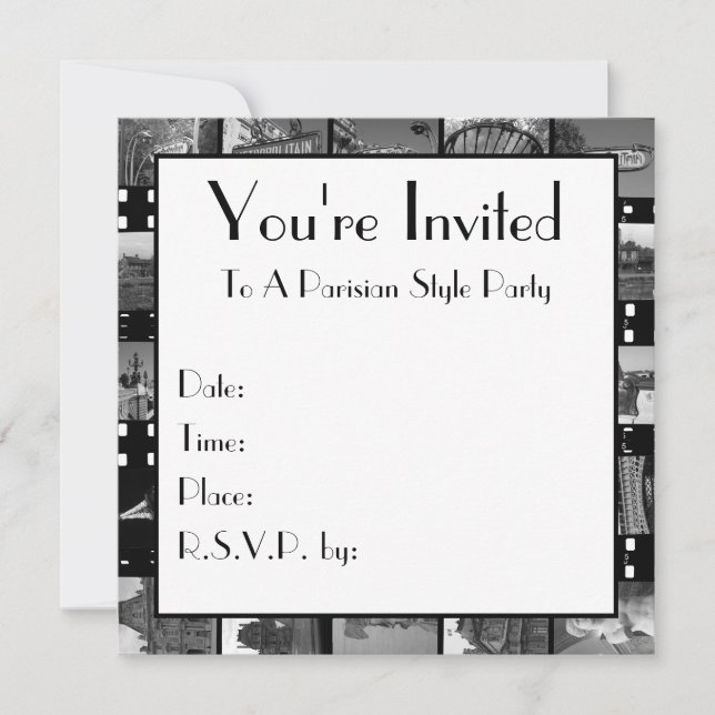 Invitation Collections Paris (Devant)