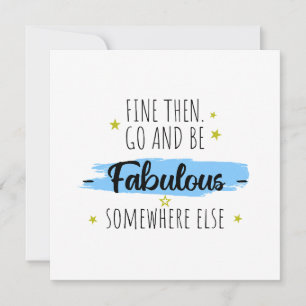 Invitation Collègue Leaving, Go Away Farewell Cadeau