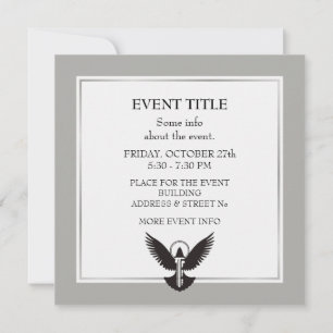 Invitation Colombe avec clé