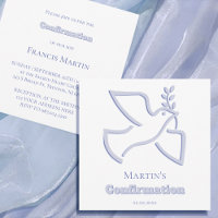 colombe bleue Confirmation | petite taille