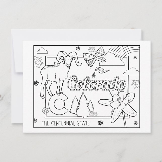 Invitation colorado coloriez-moi collage (Devant)