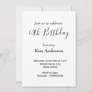 Invitation Coloré minimal ajouter votre nom d'image de texte