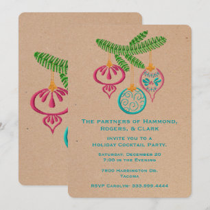 Invitation colorée de vacances de Coporate