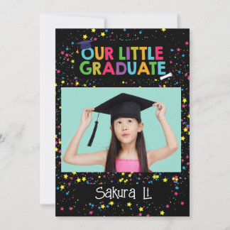 Invitation Colorée pour le Petit Diplômé