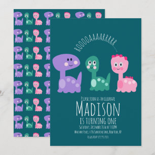 Invitation colorée pour une fête d'anniversaire de