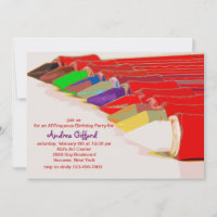 Invitation Coloring Pens
