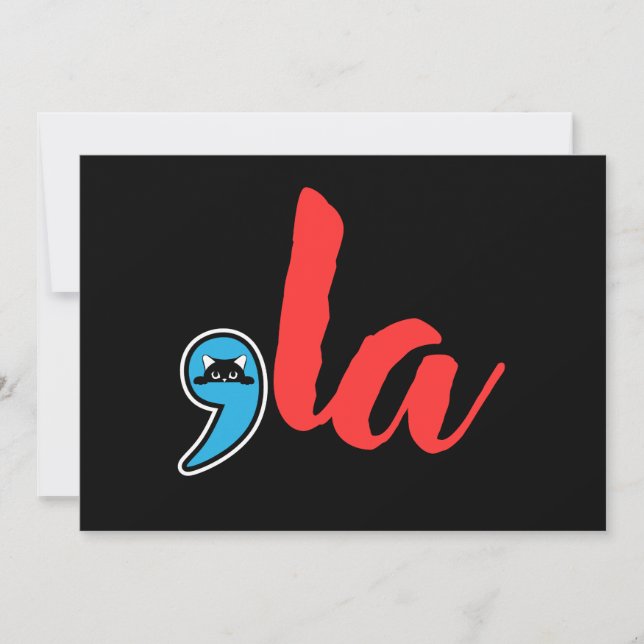 Invitation Coma La 2024 Chat Lady (Devant)