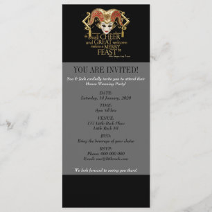 Invitation Comédie de citation de festin d'erreurs (version