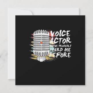 Invitation Comédien avant