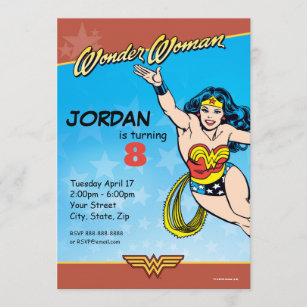 Invitations Faire Part Wonderwoman Zazzle Fr