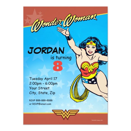 Invitation Comics Dc Anniversaire De La Femme Des Merveilles Zazzle Fr Invitation Comics Dc Anniversaire De La Femme Des Merveilles Zazzle Fr
