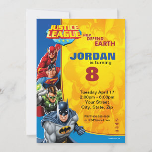 Invitation Comics DC   Justice League - Anniversaire
