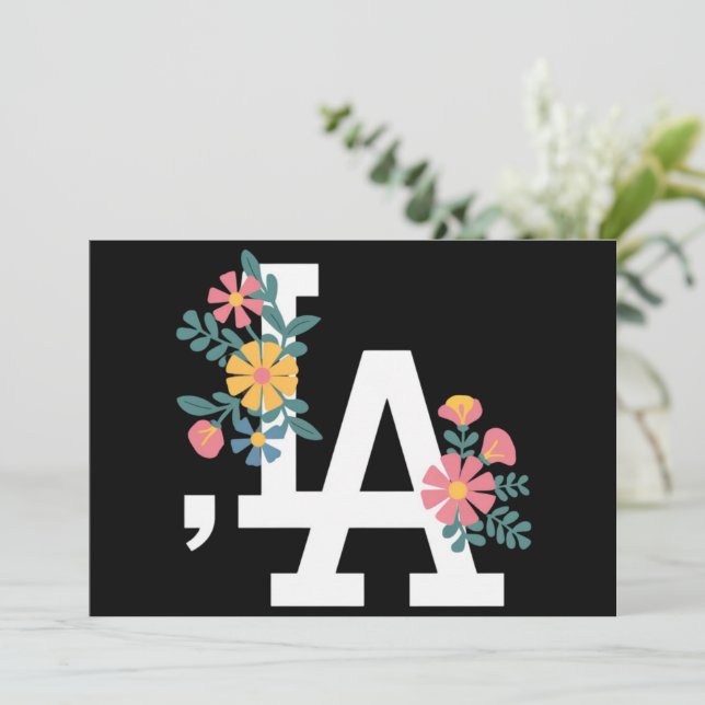 Invitation Comma la Floral Kamala Harris Pour Président 2024 (Debout devant)