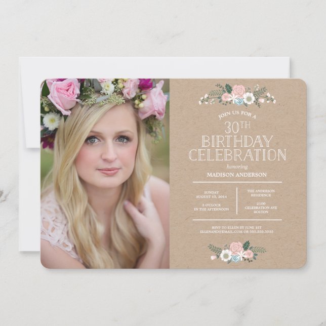 Invitation Commande personnalisée - Katie Nash (Devant)