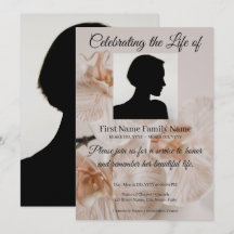 Invitation commémorative d'orchidée