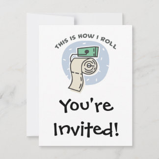 Invitation Comment faire rouler (Papier toilette)