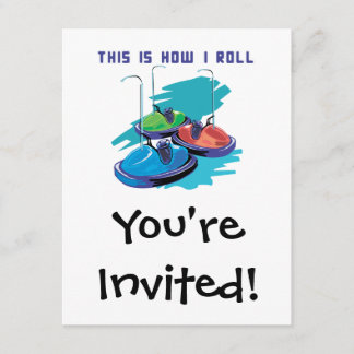 Invitation Comment je marche (voitures pare-chocs)