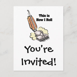 Invitation Comment je roule (aspirateur)