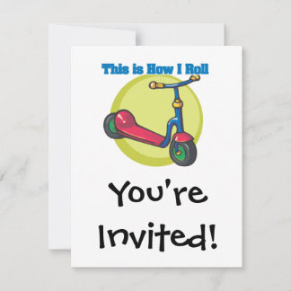 Invitation Comment je roule (Scooter)