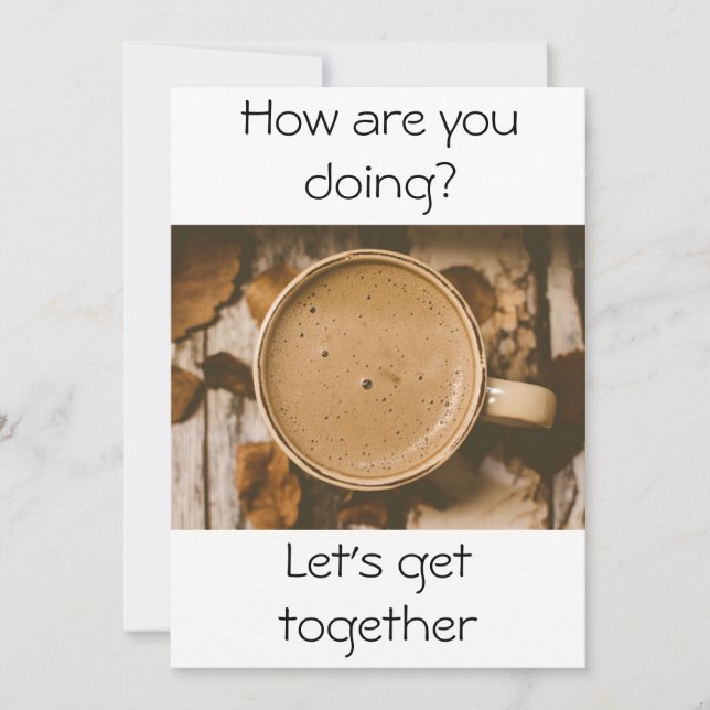 Invitation Comment vas-tu ? (Devant)