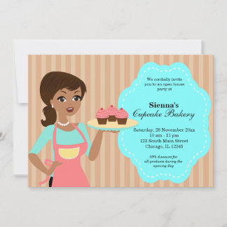 Invitation Commerce de boulangerie à domicile