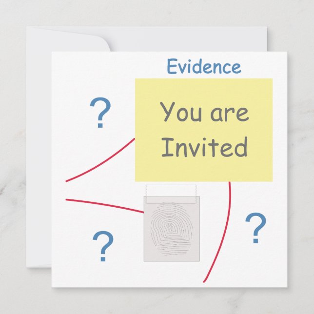 Invitation Commission des preuves de la lutte contre le crime (Devant)