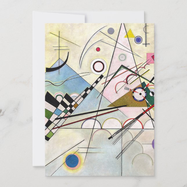 Invitation Composition 8 Wassily Kandinsky (Devant)