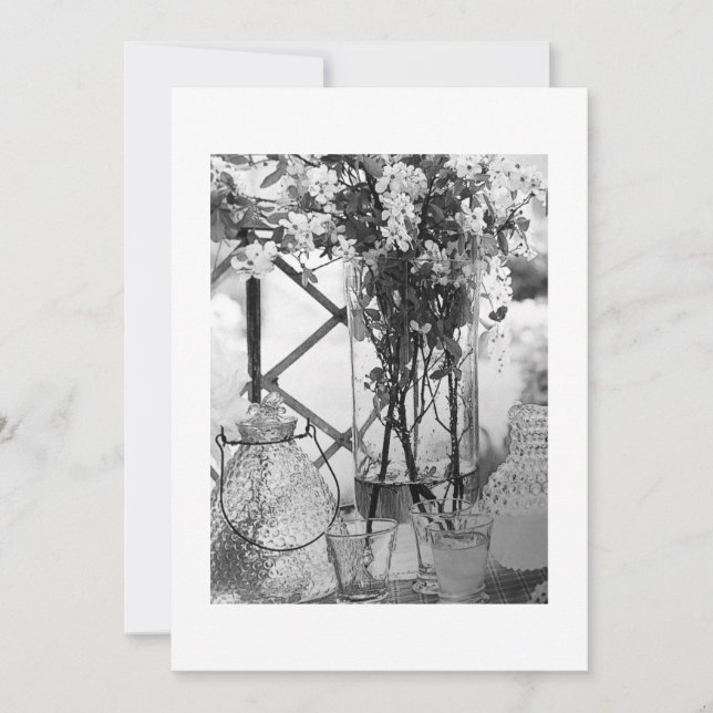 INVITATION "COMPOSITION DE TABLE DE MARIAGE" CARTON D'INVITAT (Devant)