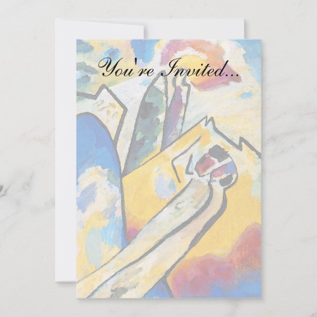 Invitation Composition Quatre de Wassily Kandinsky - Art Abst (Devant)