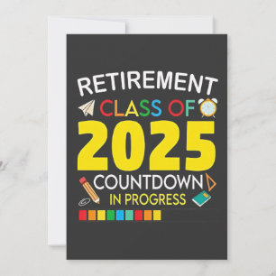 Invitation Compte à rebours de la promotion de retraite 2025 