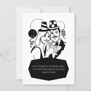 Invitation Compte à rebours du Nouvel An