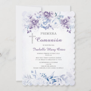 Invitation Comunion de primère